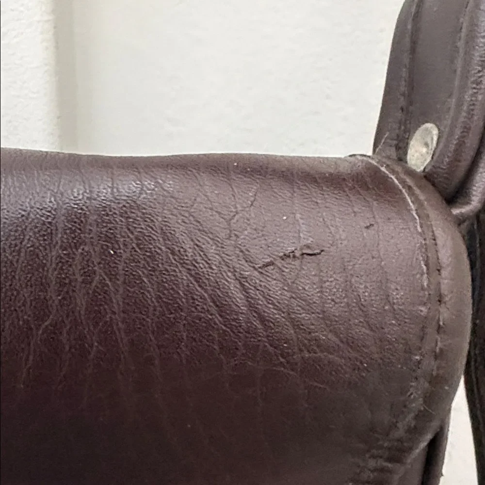 Vintage Coach 90s Whitney Crossbody Bag color brown